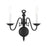 Livex Williamsburg Sconce, Black