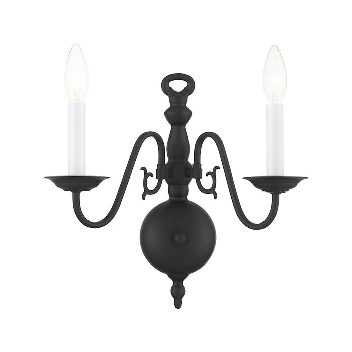 Livex Williamsburg Sconce, Black