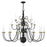 Livex Williamsburg 22 Light Chandelier, Black