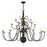 Livex Williamsburg 22 Light Chandelier, Black
