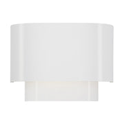 Livex Springview 1Lt ADA Sconce, White/White Metal/Shiny White - 50299-03