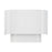 Livex Springview 1Lt ADA Sconce, White/White Metal/Shiny White