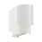 Livex Springview 1Lt ADA Sconce, White/White Metal/Shiny White