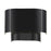 Livex Springview 1Lt ADA Sconce, Black/Black Metal/White