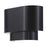 Livex Springview 1Lt ADA Sconce, Black/Black Metal/White
