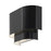 Livex Springview 1Lt ADA Sconce, Black/Black Metal/White