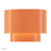Livex Springview 1Lt ADA Sconce, Orange/Orange Metal/White - 50299-77