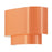 Livex Springview 1Lt ADA Sconce, Orange/Orange Metal/White