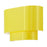 Livex Springview 1Lt ADA Sconce, Yellow/Yellow Metal/White