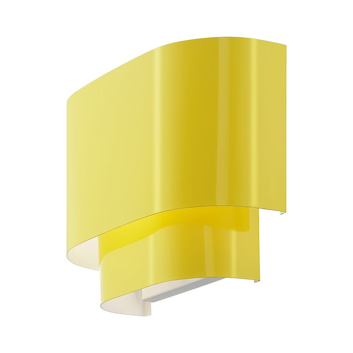 Livex Springview 1Lt ADA Sconce, Yellow/Yellow Metal/White