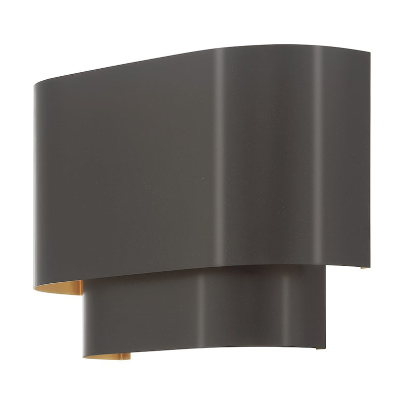 Livex Springview 1Lt ADA Sconce, Bronze/Bronze Metal/Gold