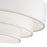Livex Manorwood 4Lt Semi-Flush, Brushed Nickel/White/White Fabric