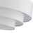 Livex Manorwood 4Lt Semi-Flush, Brushed Nickel/White/White Fabric
