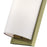 Livex Brenton 1Lt ADA Sconce, Brass/Hand Crafted Off-White Fabric