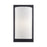 Livex Brenton 1Lt ADA Sconce, Black/Hand Crafted Off-White Fabric - 50860-04