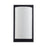 Livex Brenton 1Lt ADA Sconce, Black/Hand Crafted Off-White Fabric