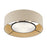 Livex Ellsworth 3Lt Large Semi-Flush, Bronze/Parchment Hardback