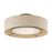 Livex Ellsworth 4Lt Large Semi-Flush, Bronze/Parchment Hardback