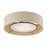 Livex Ellsworth 4Lt Large Semi-Flush, Bronze/Parchment Hardback
