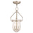 Livex Andover Pendant, Hand Crafted Fluted Clear Glass
