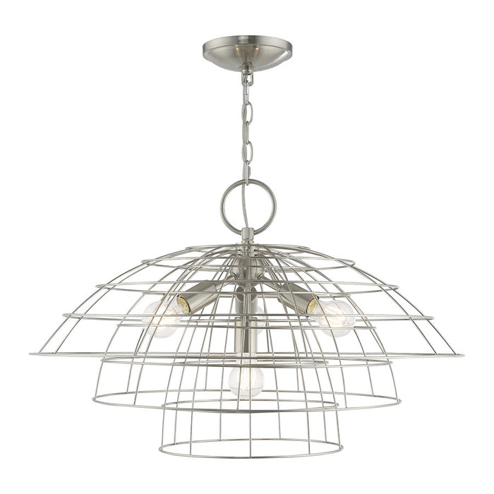 Livex Lighting Brooklyn 4 Light Chandelier