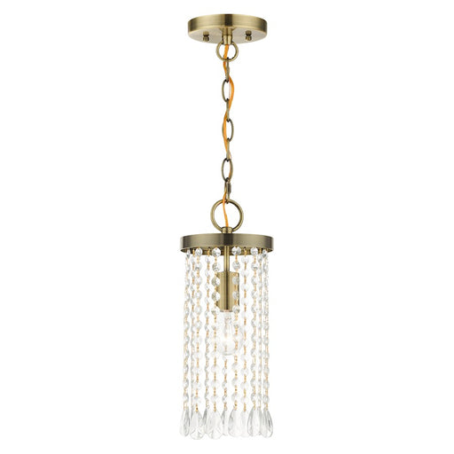 Livex Elizabeth 1 Light Mini Pendant
