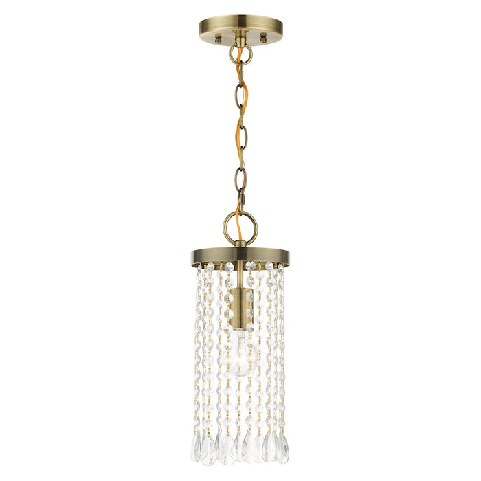 Livex Elizabeth 1 Light Mini Pendant