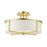 Livex Wesley Ceiling Mount, Off-White Hardback
