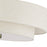 Livex Monroe 4Lt 9" Semi-Flush, Brass/Oatmeal/White