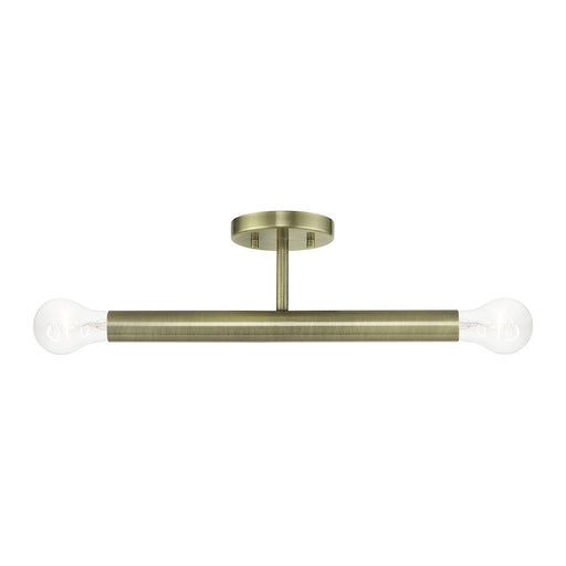 Livex Copenhagen 2 Light Semi-Flush Mount
