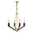 Livex Beckett 4 Light Mini Chandelier, Satin Brass