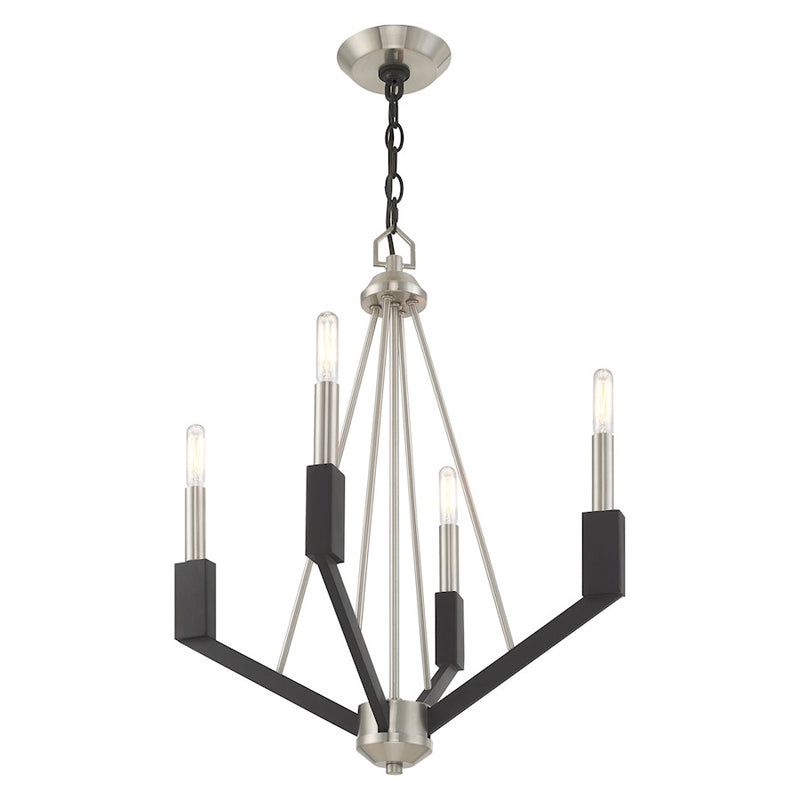 Livex Lighting Beckett 4 Light Mini Chandelier