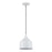 Livex Bolita Lt LED Pendant, White/Nickel/White Aluminum/White