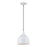 Livex Bolita Lt LED Pendant, White/Nickel/White Aluminum/White