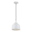 Livex Bolita Lt LED Pendant, White/Nickel/White Aluminum/White