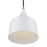 Livex Bolita Lt LED Pendant, White/Nickel/White Aluminum/White