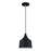 Livex Bolita Lt LED Pendant, Black/Nickel/Black Aluminum/White