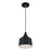 Livex Bolita Lt LED Pendant, Black/Nickel/Black Aluminum/White