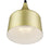 Livex Bolita Lt LED Pendant, Gold/Black/Gold Aluminum/White