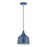 Livex Bolita Lt LED Pendant, Blue/Nickel/Blue Aluminum/White