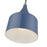 Livex Bolita Lt LED Pendant, Blue/Nickel/Blue Aluminum/White
