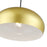 Livex Domma 1Lt 14" Dia Pendant, Gold/Polished Brass/Gold/White