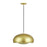 Livex Domma 3Lt Pendant, Gold/Polished Brass/Gold/White