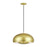 Livex Domma 3Lt Pendant, Gold/Polished Brass/Gold/White
