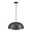 Livex Domma 3Lt Pendant, Bronze/Brass Accents/Bronze/Shiny White