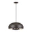 Livex Domma 3Lt Pendant, Bronze/Brass Accents/Bronze/Shiny White