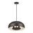 Livex Domma 3Lt Pendant, Bronze/Brass Accents/Bronze/Shiny White