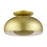 Livex Domma 3Lt Large Semi-Flush, Soft Gold/Soft Gold/Shiny White