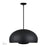 Livex Domma 4Lt Pendant, Black/Black Steel/Shiny White - 51518-04