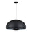 Livex Domma 4Lt Pendant, Black/Black Steel/Shiny White